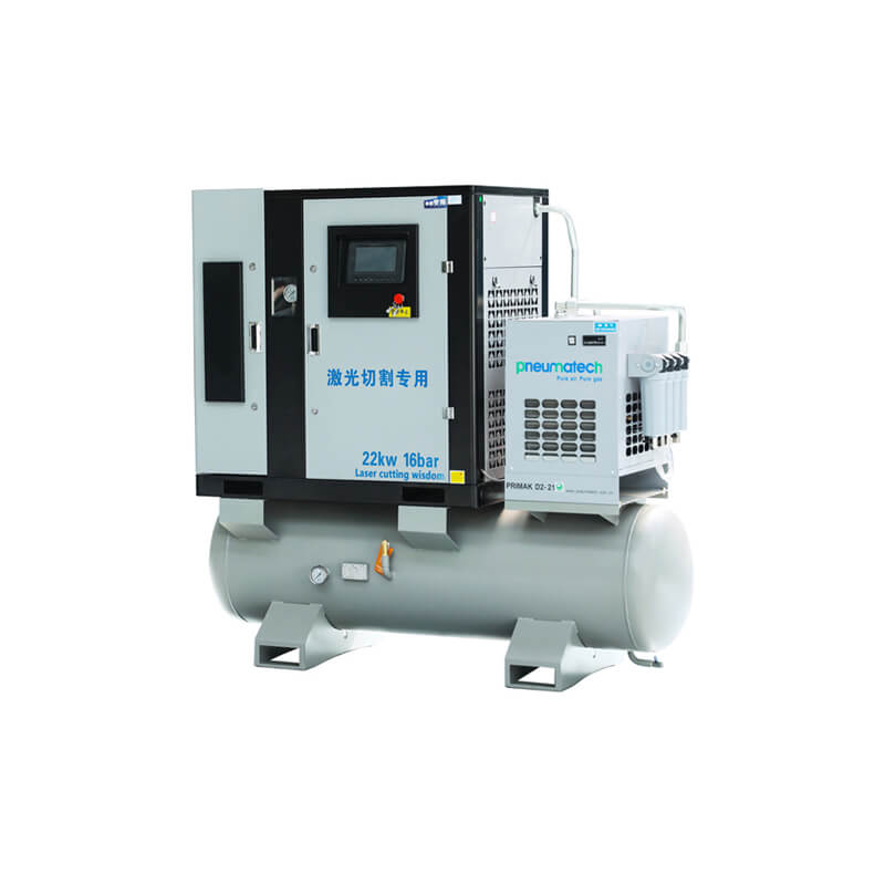 22KW Laser Oil Free Rotary Screw Air Compressor